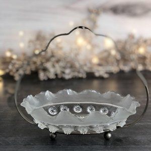 1930s Davidson Glass Blackberry Prunt Candy Dish